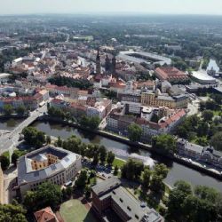 Drony mapují tepelné ostrovy v Hradci Králové