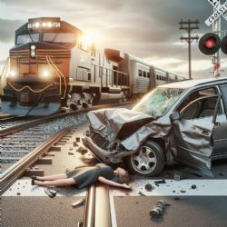 Srážka vlaku s autem: Řidička zemřela, 100 cestujících evakuováno