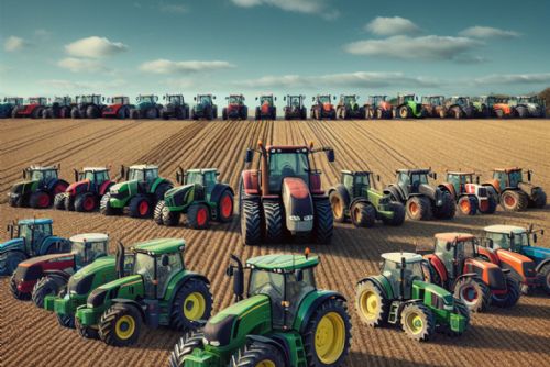 Foto: Traktory na hranicích: Zemědělci protestují proti levnému dovozu z Ukrajiny