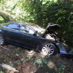 Dvě dopravní nehody v okolí Vamberka